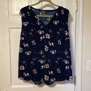 Mix Sleeveless Blouse